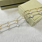 [Elowen jewels ]CLOVER 6 MOTIF WHITE MOP BRACELET