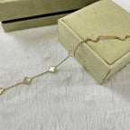 [Elowen jewels ]CLOVER 6 MOTIF WHITE MOP BRACELET