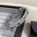 [Elowen jewels ]LOVE ARMBAND 6,1MM DIAMANTBESETZTE KERAMIK