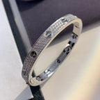 [Elowen jewels ]LOVE ARMBAND 6,1MM DIAMANTBESETZTE KERAMIK