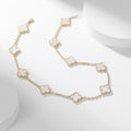 {
"Elowen jewels": "Elowen Schmuck",
"CLOVER 10 MOTIFS WHITE MOTHER OF PEARL NECKLACE": "KLEEBLATT 10-MOTIV-HALSKETTE AUS WEISSEM PERLMUTT"
}
