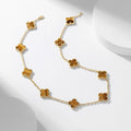 {
  "Elowen jewels": "Elowen jewels",
  "CLOVER 10 MOTIFS TIGER EYE NECKLACE": "クローバー 10モチーフ タイガーアイ ネックレス"
}
