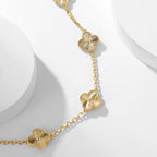 [Elowen jewels ]CLOVER 10-MOTIV LASERKETTE