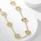 [Elowen jewels ]CLOVER 10-MOTIV LASERKETTE