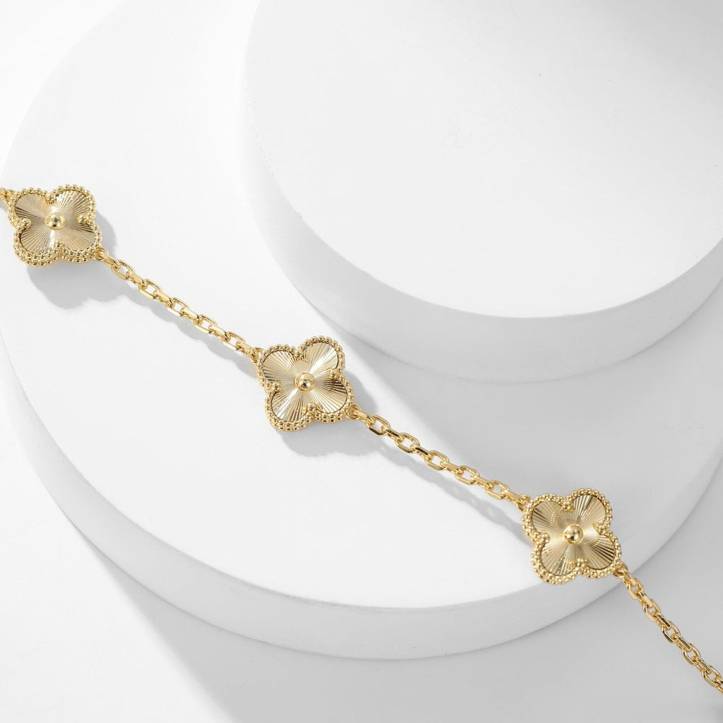 [Elowen jewels ]CLOVER 10-MOTIV LASERKETTE