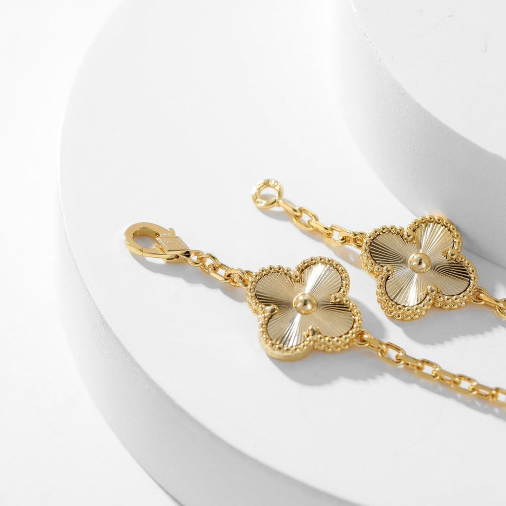 [Elowen jewels ]CLOVER 10-MOTIV LASERKETTE