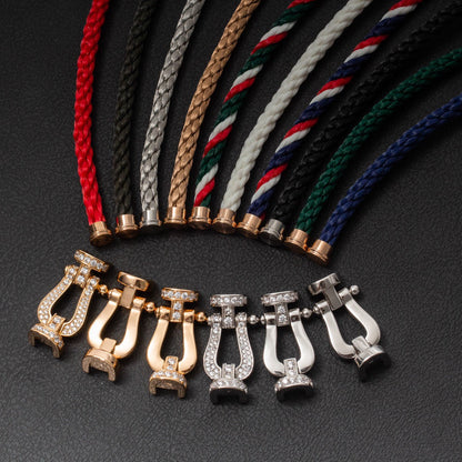 [Elowen Jewels]FORCE LARGE HORSESHOE FULL DIAMOND BRACELET GOLD