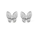 [Elowen jewels ]BUTTERFLY ALL DIAMOND EARRINGS