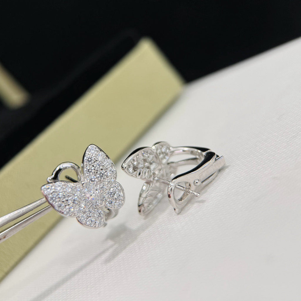 [Elowen jewels ]BUTTERFLY ALL DIAMOND EARRINGS