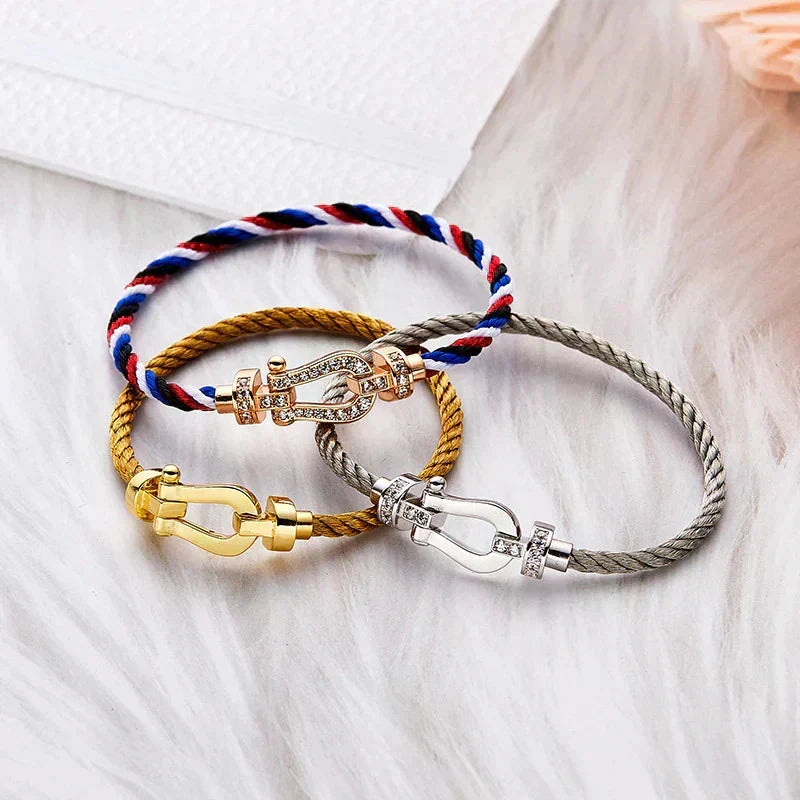 [Elowen jewels ]FORCE LARGE HORSESHOE NO DIAMOND BRACELET GOLD