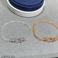 [Elowen jewels ]FORCE SMALL HORSESHOE  DIAMOND CHAIN ROPE BRACELET