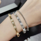 [Elowen jewels ]CLOVER BRACELET 4MM DIAMONDS