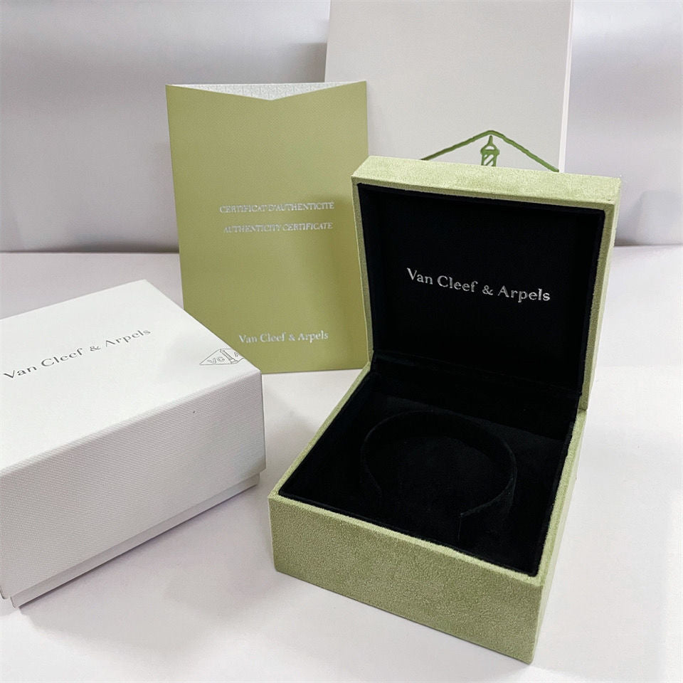 [Elowen jewels ]VA KLEEBATT-ARMBAND HALSKETTE RING SCHACHTEL GESCHENKTÜTE