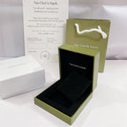 [Elowen jewels ]VA KLEEBATT-ARMBAND HALSKETTE RING SCHACHTEL GESCHENKTÜTE