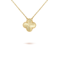 [Elowen jewels ]CLOVER 15MM LASER NECKLACE