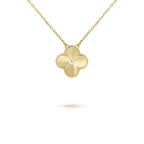 [Elowen jewels ]CLOVER 15MM LASER NECKLACE