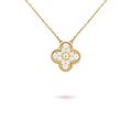 [Elowen jewels ]クローバー 15mm ダイヤモンド シングルフラワー ネックレス