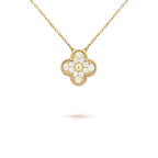 [Elowen jewels ]クローバー 15mm ダイヤモンド シングルフラワー ネックレス
