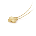 [Elowen jewels ]CLOVER 15MM LASER NECKLACE