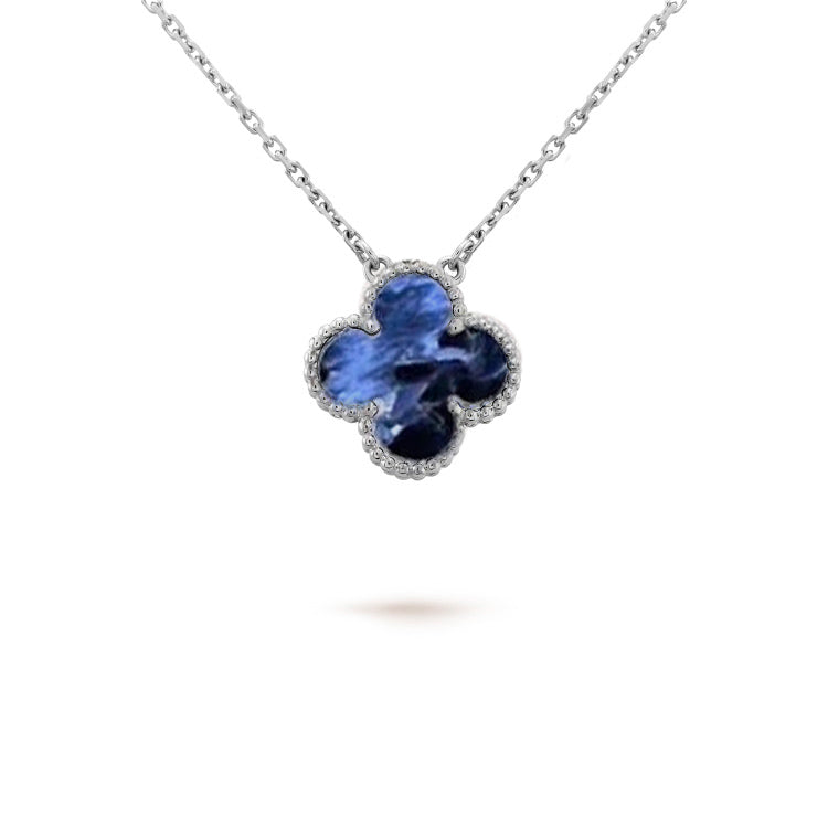 [Elowen jewels ]クローバー 15mm ピーターサイト ネックレス シルバー