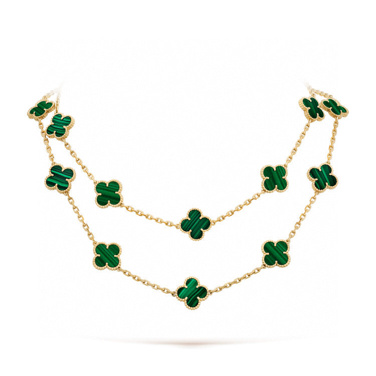 {
  "Elowen jewels ": "Elowen jewels ",
  "CLOVER 20 MOTIFS MALACHITE GOLD": "クローバー 20モチーフ マラカイト ゴールド"
}