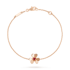 [Elowen jewels ]FRIVOLE GOLD FLOWER PINK MALACHITE BRACELET