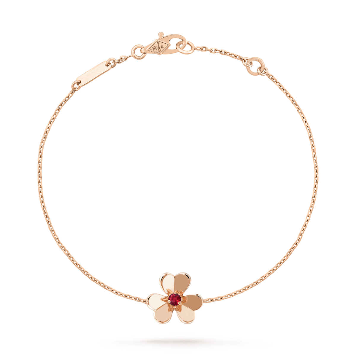 [Elowen jewels ]FRIVOLE GOLD FLOWER PINK MALACHITE BRACELET