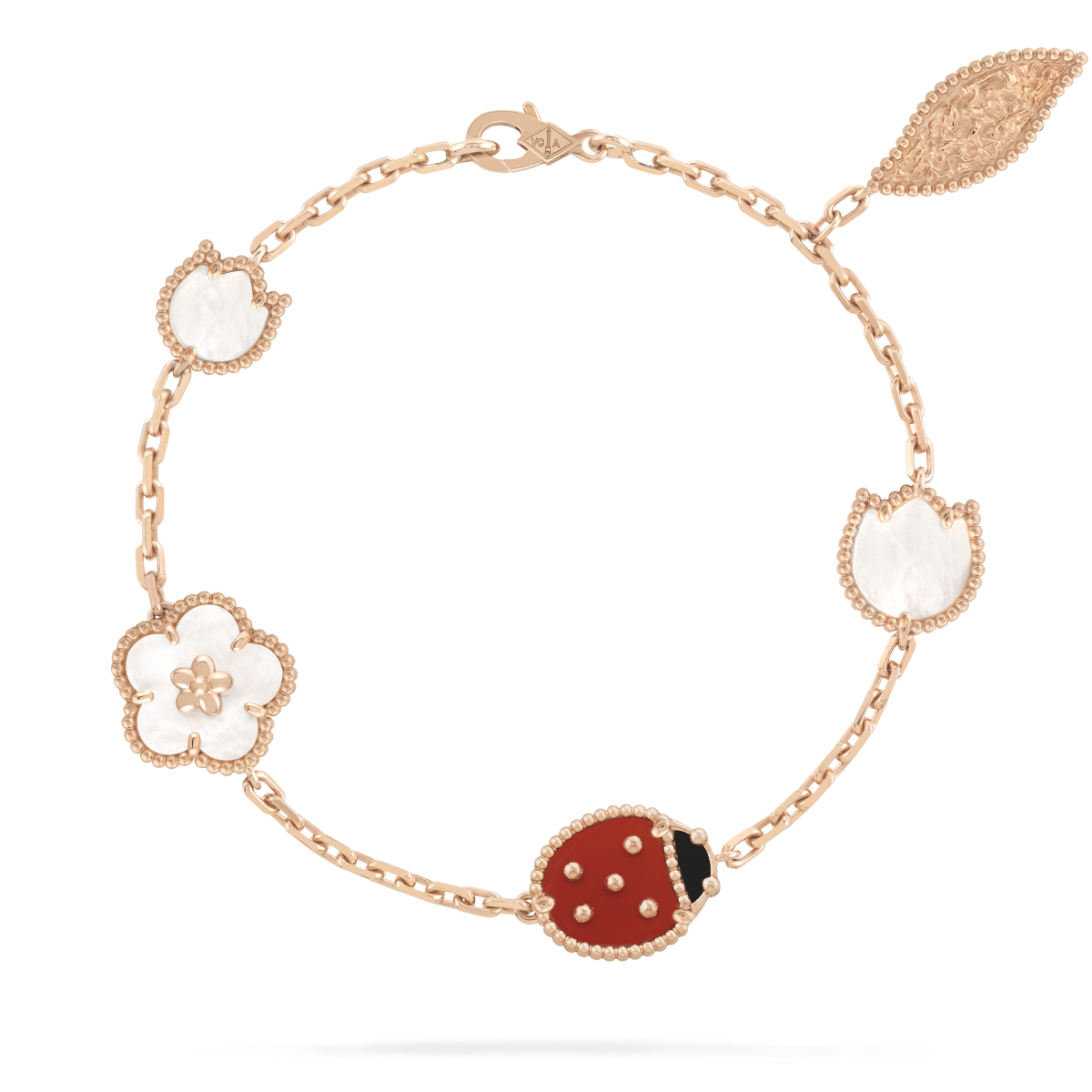 [Elowen jewels ]LUCKY SPRING 5 MOTIF BRACELET