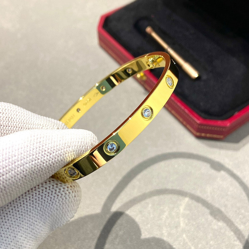 [Elowen jewels ]LOVE BRACELET 6.1MM 10 DIAMONDS