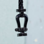 {
  "Elowen jewels": "Elowen jewels",
  "FORCE LARGE SERIES HORSESHOE BLACK SAMURAI BRACELET": "FORCE LARGE シリーズ ホースシュー ブラック サムライ ブレスレット"
}