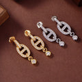 [Elowen jewels ]HM CHAINE DIAMOND EARRINGS