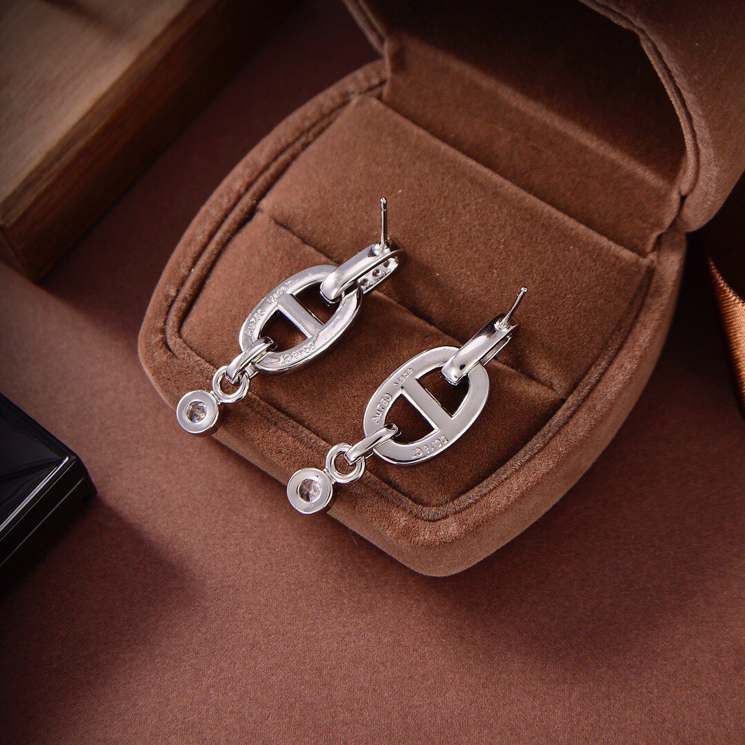 [Elowen jewels ]HM CHAINE DIAMOND EARRINGS