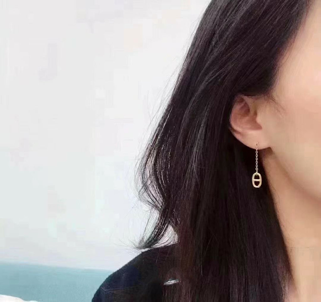 [Elowen jewels ]CHAINE TASSEL EARRINGS