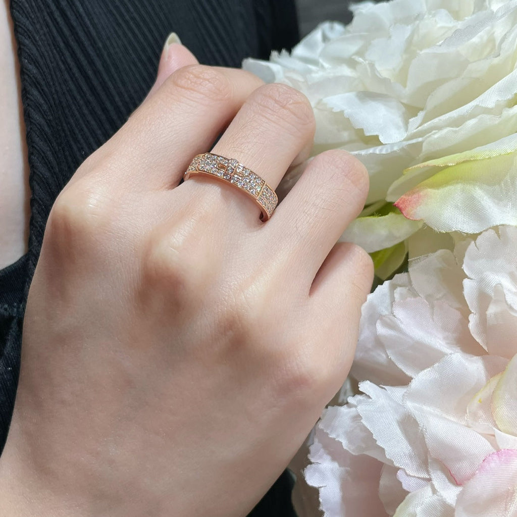 [Elowen jewels ]KELLY PINK GOLD DIAMOND RING