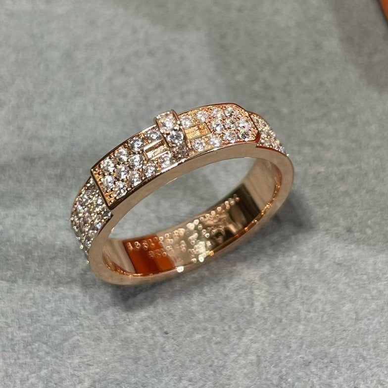[Elowen jewels ]KELLY PINK GOLD DIAMOND RING