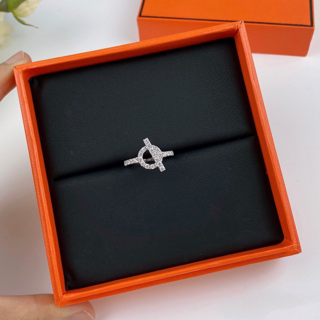 [Elowen jewels ]ECHAPPEE RING SILVER DIAMOND