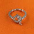[Elowen jewels ]ECHAPPEE RING SILVER DIAMOND