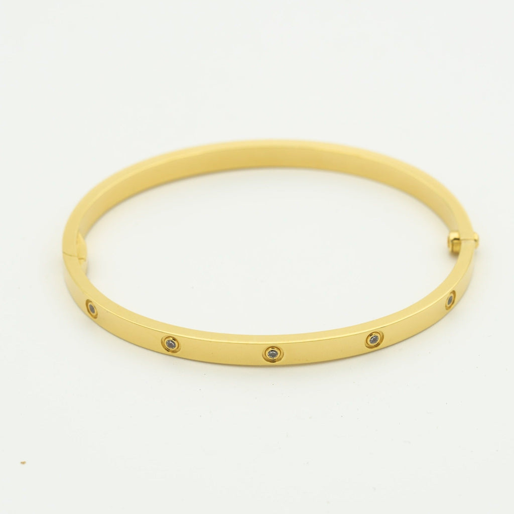 [Elowen jewels ]LOVE ARMBAND 3,65MM 10 DIAMANTEN