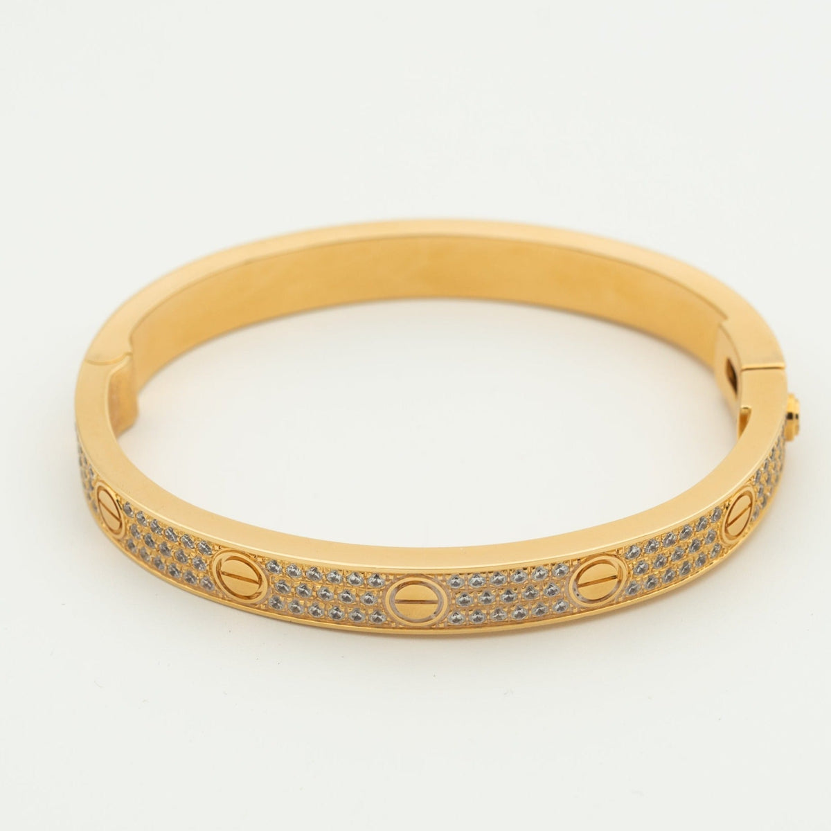 [Elowen jewels ]LOVE BRACELET 6.1MM DIAMOND-PAVED