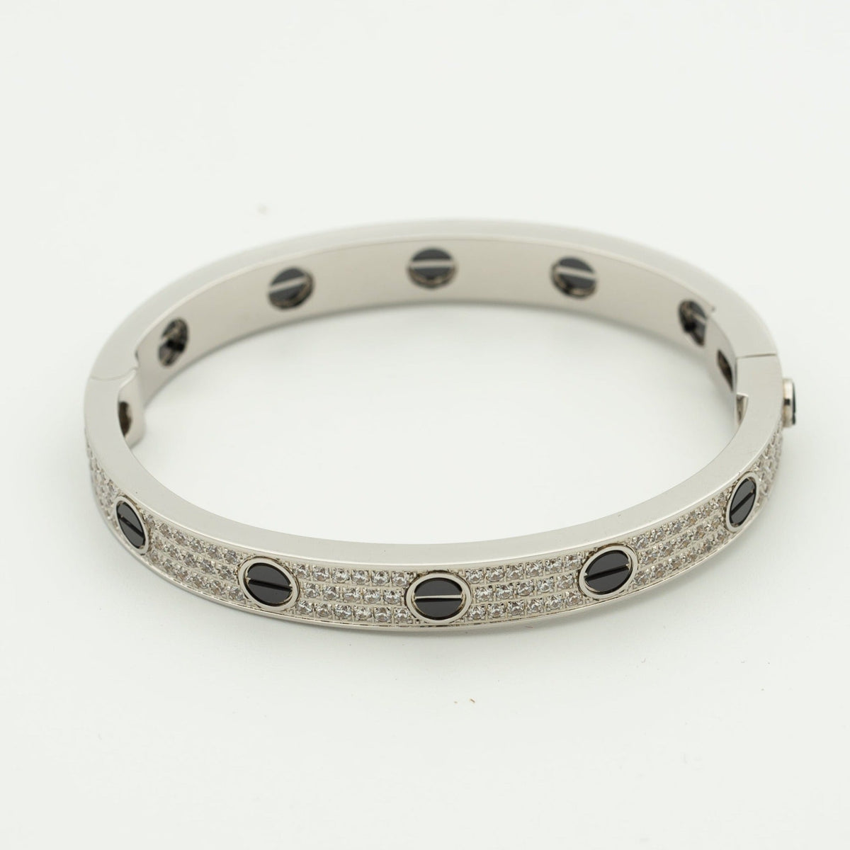 [Elowen jewels ]LOVE ARMBAND 6,1MM DIAMANTBESETZTE KERAMIK