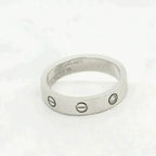 [Elowen jewels ]LIEBESRING 4MM 1 DIAMANT SILBER