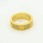 [Elowen jewels ]LOVE リング 5.5MM ダイヤモンド パヴェ