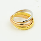 [Elowen Schmuck ]TRINITY-RING GOLD ROSÉGOLD SILBER