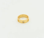 [Elowen jewels ]LOVE RING 5.5MM 3 DIAMONDS GOLD