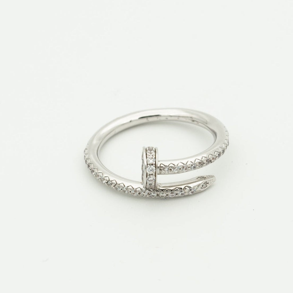 [Elowen jewels ]JUSTE RING 1,8MM SILBER DIAMANTEN