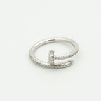 [Elowen jewels ]JUSTE RING 1,8MM SILBER DIAMANTEN