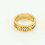 [Elowen jewels ]LOVE リング 5.5MM ダイヤモンド パヴェ