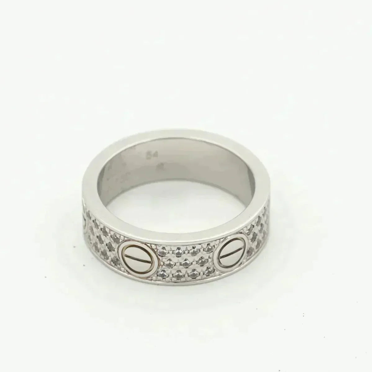 [Elowen jewels ]LOVE RING 5.5MM DIAMONDS PAVED