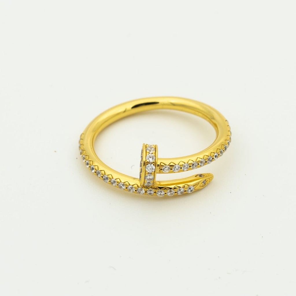 [Elowen jewels ]JUSTE RING 1,8 MM GOLD DIAMANTEN
