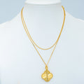 [Elowen jewels ]CLOVER 25MM ANHÄNGERKETTE GOLD